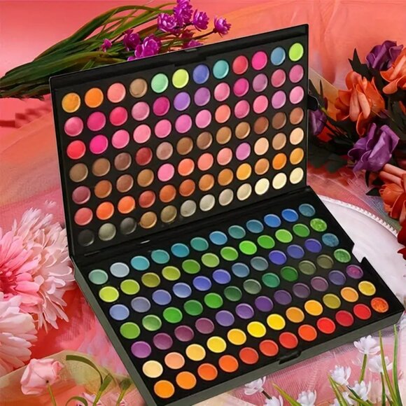 120-color Mini Eyeshadow Palette - Travel Portable Eyeshadow Collection Set - Picture 2 of 6